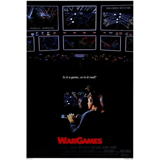 Wargames Movie Poster 24x36 Inch Wall Art Portrait Print Wargames Movie Poster 24x36 Inch Wall Art Portrait Print